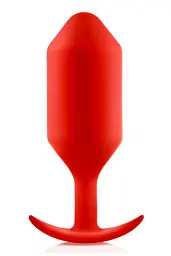 Анальна пробка B-Vibe Snug Plug 6, 16 см (червоний)