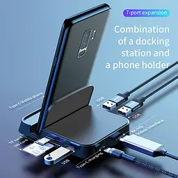 Док-станція Baseus Mate Docking Type-C Intelligent HUB (CAHUB-AT01) - мініатюра 5