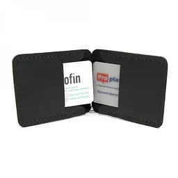Шкіряний затиск для грошей Gofin 11,5х8,5 см acs0011954 - мініатюра 3