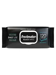 Вологі серветки універсальні Freshmaker Black 120 шт. Вологі серветки чорного кольору