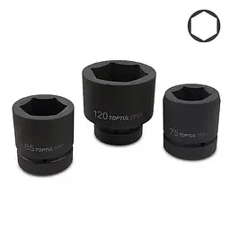 Головка торцева 80мм ударна 2-1/2" Toptul hoz0014737 - мініатюра 2