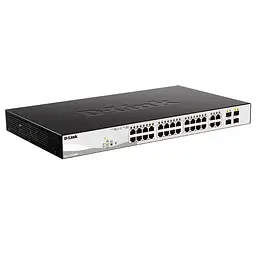 Комутатор D-Link DGS-1210-28MP 28-Port Gigabit Web Smart PoE+ (DGS-1210-28MP/E) - мініатюра 2