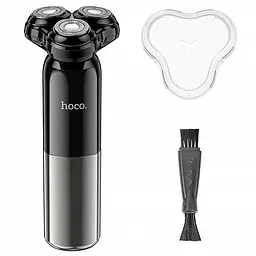 Портативна електробритва Hoco HP35 Induction three-blade Black - мініатюра 2