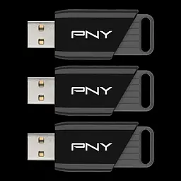 Флеш-накопичувач USB 128Gb Attaché X, Black, USB 3.2 Gen 1, до 130 МБ/с PNY teh0029154 - мініатюра 4