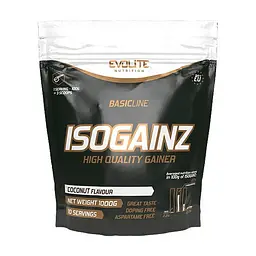 Гейнер Evolite Nutrition IsoGainz, 1 кг - Кокос