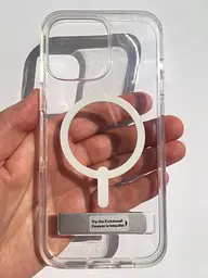 Чохол протиударний для iPhone 16 Pro Max ZAGG Gear4 Crystal Palace Clear Case MagSafe (6.9") Прозорий із підставкою - мініатюра 7