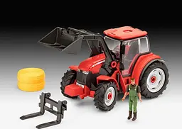 Конструктор Revell трактор Tractor with Loader and Figure червоний 00815 - мініатюра 8