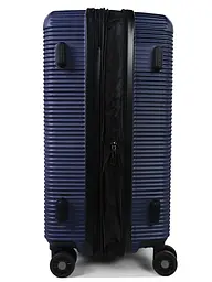 Валіза дорожня середня (M) полікарбонат Airtex 968 70л 65х42х28см Темно-синій (Dark blue) - мініатюра 6