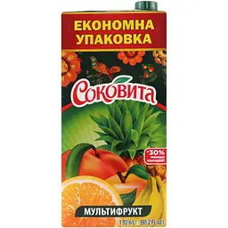 Напій соковий Соковита Мультифруктовий 1.93 л