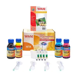 Комплект перезаправних картриджів WWM Epson Stylus TX210/TX219/TX410/TX419 (RC.T073N-1)