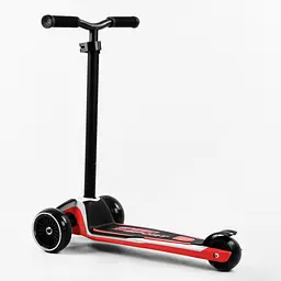 Самокат Maxi Best Scooter 64х18х36 см Чорно-рожевий 000231633 - мініатюра 4