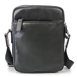 Сумка чоловіча шкіряна чорна Tiding Bag 168A - мініатюра 4