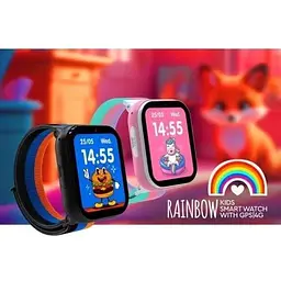 Дитячий смарт-годинник Gelius GP-PK008 (Rainbow) з GPS/4G White - мініатюра 3