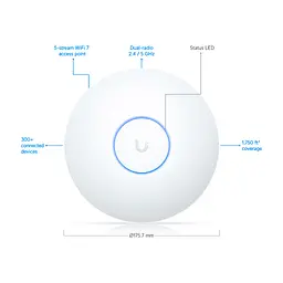 Точка доступу Wi-Fi Ubiquiti U7 Long-Range (U7-LR) - мініатюра 10