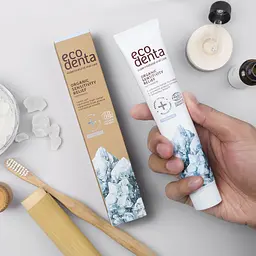 Зубна паста Ecodent Organic для зняття чутливості з сіллю 75 мл - мініатюра 2