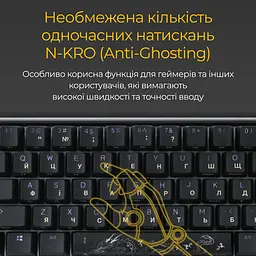 Клавіатура Ducky One 3 SF Cherry MX Red RGB UA USB Black (DKON2167ST-RUAPXCLAWSC1) - мініатюра 8