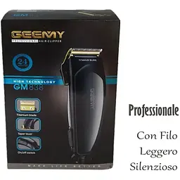 Професійна акумуляторна машинка Pro Gemei GM-838 3 W бездротова для стрижки волосся з насадками - мініатюра 3