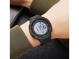 Чоловічий наручний годинник 2155BKWT Black-White Skmei acs0030228 - мініатюра 5