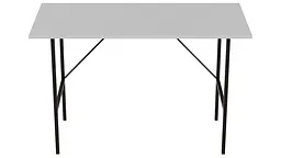 Стіл письмовий Line Тайм Ferrum-decor 750x1000x600 Чорний метал ДСП Біле 16 мм (FRD-104871) - мініатюра 5