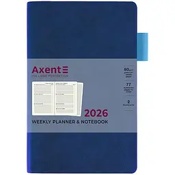 Щотижневик Axent 2026 Partner Soft Muse 125 x 195 мм синій (8527-26-3-A) - мініатюра 2