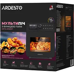 Мультипіч Ardesto біло-чорна 2250 Вт (AIFO-A150ST) - мініатюра 19
