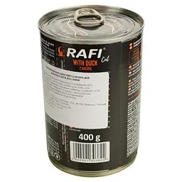 Вологий корм для котів Dolina Noteci Rafi cat з качкою, 400 г (DN237-303824) - мініатюра 5