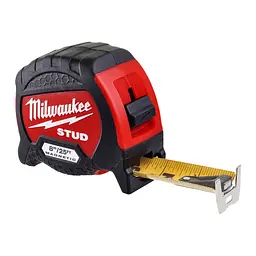 Рулетка магнітна STUD MILWAUKEE GEN II, 8 м/25 футів (33 мм), (заміна на 4932498766) - мініатюра 5