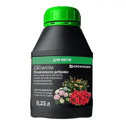 Набір: добриво Plantin Growstim Rougevert для квітів 1 л + добриво Plantin Growstim Rougevert для квітів 0.25 л - мініатюра 3