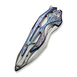 Ніж складаний туристичний Weknife Arrakis (8.8 см) Vanax / Titanium сіро-блакитний - мініатюра 5