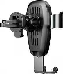 Автомобільний тримач холдер Baseus Metal Wireless Charger Gravity Car Mount Tarnish WXYL-B0A - мініатюра 3