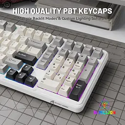 Ігрова механічна клавіатура ATTACK SHARK X98, Білий - мініатюра 6