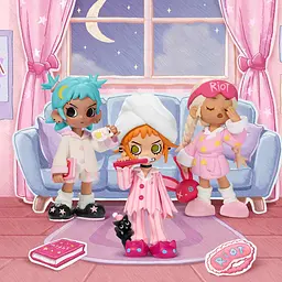 Іграшка-сюрприз Pop Mart Lil Peach Riot Серія Sleepover з колекційною фігуркою (PRLS-01) - мініатюра 9