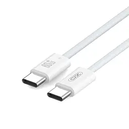 Дата кабель USB-C to USB-C 1.0m 60W white XO (CB-Q73CC) - мініатюра 4
