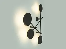 Світильник настінний LED Diasha 8667BK, 30W, 1650 лм, IP20, сучасний стиль для коридору, вітальні, спальні, кухні, офісу - мініатюра 2