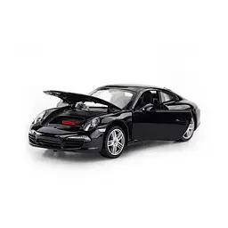 Машинка Rastar PORSCHE 911 CARRERA S 1:24 чорний 56200 - мініатюра 2