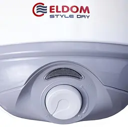 Водонагрівач Eldom STYLE DRY 100 л, 2,0 кВт, "сухий" ТЕН, вертикальний, циліндричний, білий (72270WD) - мініатюра 4