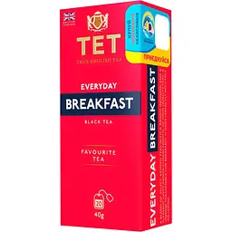 Чай чорний TET Everyday Breakfast байховий 40 г (20 шт. х 2 г) (950778)