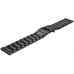Ремінець DK CDK для Mobvoi TicWatch C2 20mm Metal Fitlink Steel Band (012873) (black) - мініатюра 7