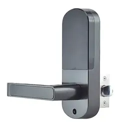 Замок біометричний автономний Trinix TRL-5107BTF Black Right з Bluetooth, зчитувачем відбитків пальців і карт Mifare (65-00024) - мініатюра 3