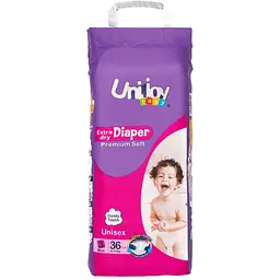 Підгузки Unijoy Soft М (6-11 кг) 36 шт