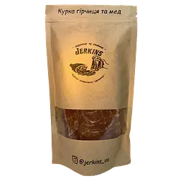 М'ясні чипси Курка гірчиця та мед Jerkins