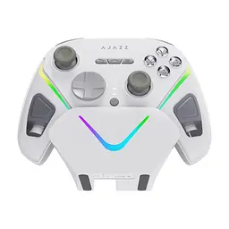 Геймпад Ajazz GP100S 2.4G/BT/USB Switch/PC/iOS/Android RGB White (GP100S-W) - мініатюра 3