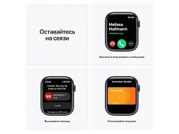 Смарт-годинник Apple Watch Series 7 GPS 45mm Midnight Aluminum Case With Midnight Sport Band (MKN53) - мініатюра 7