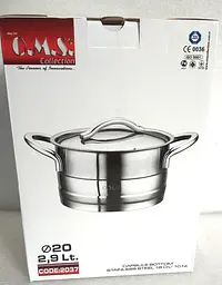 Каструля O.M.S. Collection 2037-20 см 2.9 л - мініатюра 10