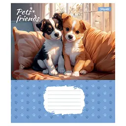 Набір зошитів 1 вересня Pets Frinds А5, 18 аркушів 25 шт. (768070) - мініатюра 5