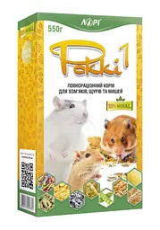 Корм для хом’яків та щурів Лорі Роккі-1, 550 г