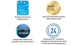 Автомобільний компресор Vitol 150psi 14Amp 37л R13-R16 прикурювач (K-40) - мініатюра 9