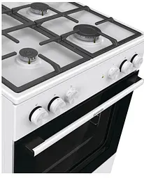 Плита комбінована Gorenje GK6A40WFFM (чавунні решітки, гриль, конвекція) - мініатюра 3