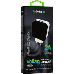 Мережевий зарядний пристрій Gelius Pro Voltag QC GP-HC07 Black/White - мініатюра 7