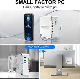 Неттоп NiPoGi GK3V (665878522049) - мініатюра 2